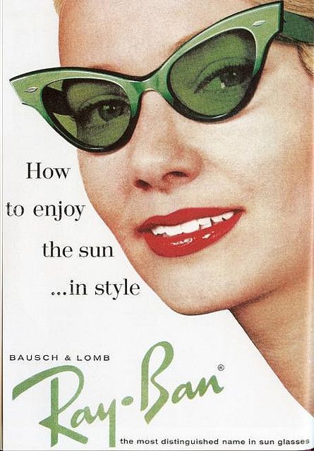 CR-39 พลาสติกเลนส์และแว่น Cat-Eye ยุค 1950s